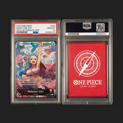 One Piece CCG Nefeltari Vivi Alt Art Parallel Holo PSA 10 GEM MINT TCG - Image 2