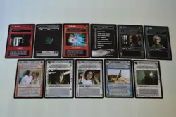 Star Wars CCG Decipher SWCCG JEDI PACK 11 Premium Cards Set LP Played - Image 1