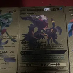 Tag Team Limited Edition Super Rare Gold Pokemon Cards - Image 2