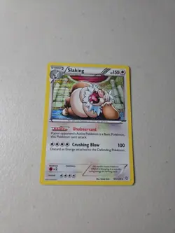 Slaking 103/124 Dragons Exalted Holo Pokemon Card Rare - Image 1