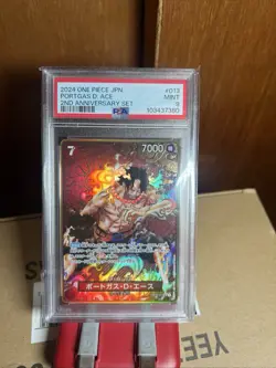 Portgas.D.Ace (Japanese 2nd Anniversary Set) OP02-013 One Piece Promo Cards Foil - Image 1