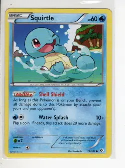 SQUIRTLE BOUNDARIES CROSSED SET POKEMON CARD 29/149 LP - Image 1