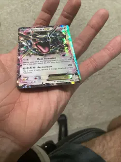 Pokemon TCG Rayquaza EX XY69 Black Star Promo Card (Shiny) Holo Lightly Played - Image 5