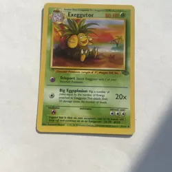 Exeggutor Pokemon Card Jungle Set Unlimited Uncommon Exeggutor 35/64 WOTC NM - Image 1