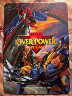 OverPower Marvel IQ 1996 Intellect 8 Power Card Doom 2099 Rare NM - Image 2