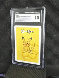2019 Pokemon Playing Card Japanese Old Maid Pikachu - CGC Gem Mint 10 - Image 1