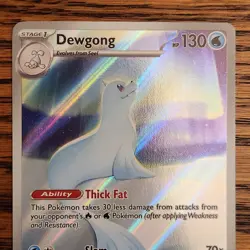 Dewgong 097/094 NM-M Illustration Rare IR Pokemon Mega Phantasmal Flames Card - Image 4