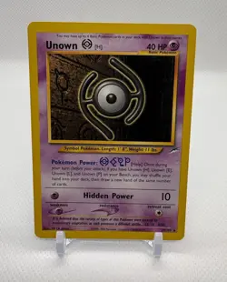 Unown H Neo Destiny Set Non-Holo Rare # 28/105 Pokemon Card - NM Near Mint - Image 1