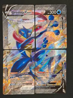 Pokemon TCG Greninja V Union SWSH155 SWSH156 SWSH157 SWSH158 Holo Rare Card - Image 1