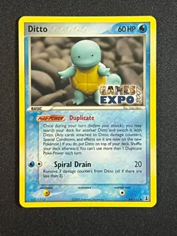 Ditto GAMES EXPO Card- Ex Delta Species 64/113-Super Rare Pokemon Promo -NM - Image 2