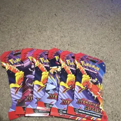 Pokemon Scarlet & Violet Destined Rivals 6 Booster Packs English Ho-Oh TCG Cards - Image 1