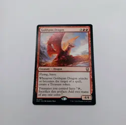 Goldspan Dragon MTG Mythic Rare Magic: The Gathering Modern Horizons 3 Commander - Image 1