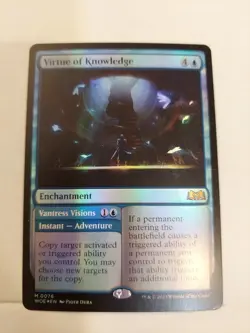 Virtue of Knowledge Wilds of Eldraine Foil - Image 1