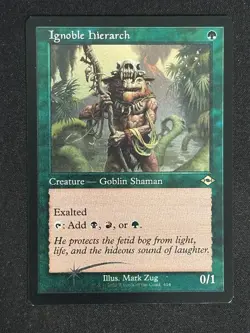 1x MTG Ignoble Hierarch (Retro Frame) (Foil Etched) - Modern Horizons 2 (MH2) - Image 3