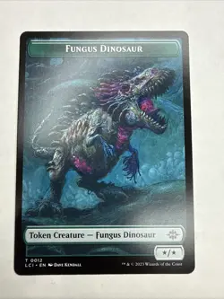 Fungus Dinosaur Token the Lost Caverns of Ixalan Regular - Image 1