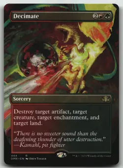 Decimate (Borderless) R Dominaria Remastered 444 LP - Image 1