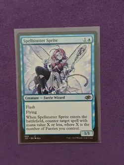 1x Spellstutter Sprite - ANIME ART - Jumpstart 2022 NM MTG - Image 1