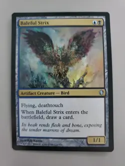 MTG Baleful Strix Commander 2013 Regular Uncommon - Image 1