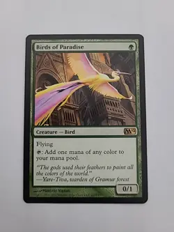 birds of paradise mtg Lp Magic 2012 Rare - Image 1