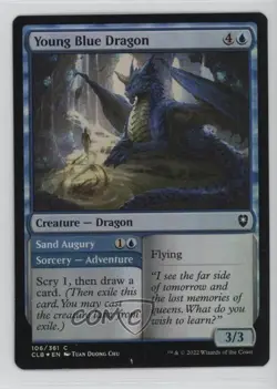 Young Blue Dragon Foil Magic: Commander Legends: Battle for Baldur's Gate CLB - Image 1