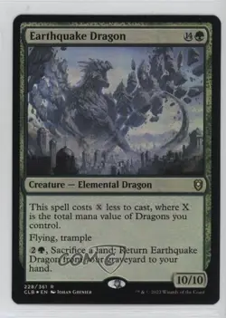 Earthquake Dragon Magic: Commander Legends: Battle for Baldur's Gate CLB #228 - Image 1