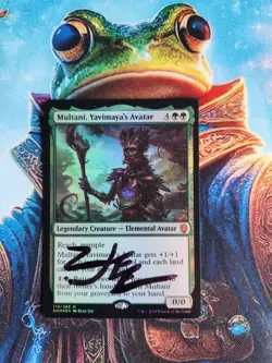 MTG Multani, Yavimaya's Avatar - Dominaria Foil - Signed By Artist, LP - Image 1