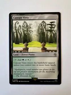 Canopy Vista - MTG Universes Beyond: Doctor Who - NM - Image 1
