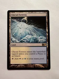 Glacial Fortress - MTG core Set 2013 - LP Land Rare - Image 1