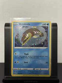 Pokemon Arrokuda SWSH093 Black Star Promos Cosmos Holo NM - Image 1