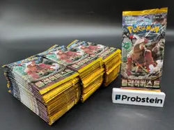Lot of (100) Pokemon TCG Korean Clay Burst Booster Packs SEALED - Image 1