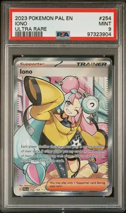 2023 POKEMON PAL EN-PALDEA EVOLVED ULTRA RARE #254 IONO PSA 9 - Image 1