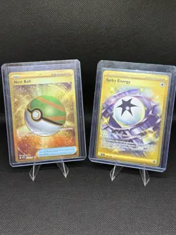 Gold Nest Ball and Spiky Energy Combo Pokemon TCG Scarlet and Violet - Image 1