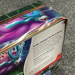 Pokemon TCG Paradox Clash Tin Iron Leaves ex with 5 Booster Packs, Dented - Image 4