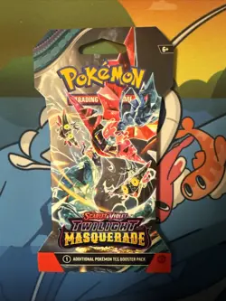 Pokemon Scarlet & Violet Twilight Masquerade Sleeved Booster Pack - Image 1