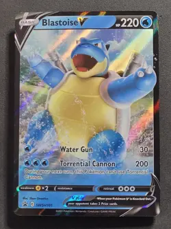 Blastoise V #SWSH101 Ultra Rare Black Star Promo Pokemon TCG - Image 1