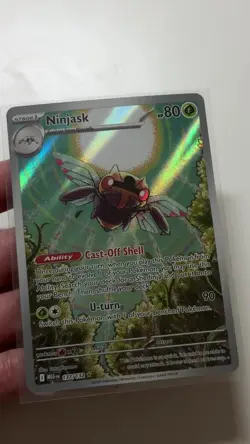 Pokemon TCG Ninjask 137/132 Me01: Mega Evolution Holo Near Mint - Image 2