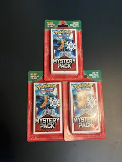 (3) Pokemon Mystery Pack Sealed Seeded 1:10 EX Crystal Guardians Vintage Packs - Image 1