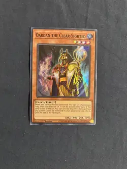 YuGiOh! Qardan the Clear-Sighted PHHY-EN095 Super Rare 1st Edition NM - Image 1