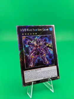 Yu-Gi-Oh! D/D/D Wave High King Caesar RA04-EN290 Platinum Secret Rare - Image 2