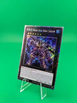 Yu-Gi-Oh! D/D/D Wave High King Caesar RA04-EN290 Platinum Secret Rare - Image 3