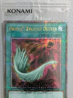 Yu-Gi-Oh! Harpie's Feather Duster EDC1-EN001 Quarter Century Secret Rare -Sealed - Image 3