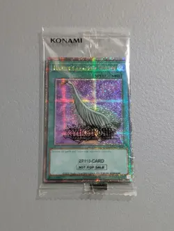 Yu-Gi-Oh! Harpie's Feather Duster EDC1-EN001 Quarter Century Secret Rare -Sealed - Image 1