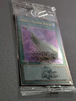 Yu-Gi-Oh! Harpie's Feather Duster EDC1-EN001 Quarter Century Secret Rare -Sealed - Image 2