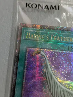Yu-Gi-Oh! Harpie's Feather Duster EDC1-EN001 Quarter Century Secret Rare -Sealed - Image 5
