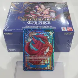 One Piece BUGGY OP09-051 SP GOLD PARALLEL RARE + OP14 Sealed Booster Box ENGLISH - Image 3
