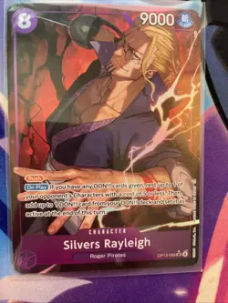 Silvers Rayleigh (Alt Art) OP13-066 SR Parallel Carrying on His Will ONE PIECE - Image 1