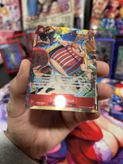 One Piece a Fist of Divine Speed Lucky.Roux Treasure Rare English OP09-015 NM - Image 3