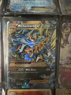 Pokemon TCG Mega Charizard EX Holo Card #230 English Mega Evolution - Image 1