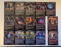 MTG Showcase lot from Murders of Karlov Manor. MKM. 4 colors. 15 cards. Spells. - Image 1
