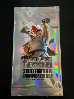 Street Fighter 2: Champion Edition Promo Card Pack PSA Magazine Exclusive Sealed - Image 1